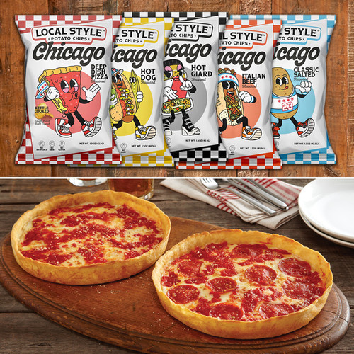 Local Style 10pk Variety & 2 Lou Malnati's Pizzas