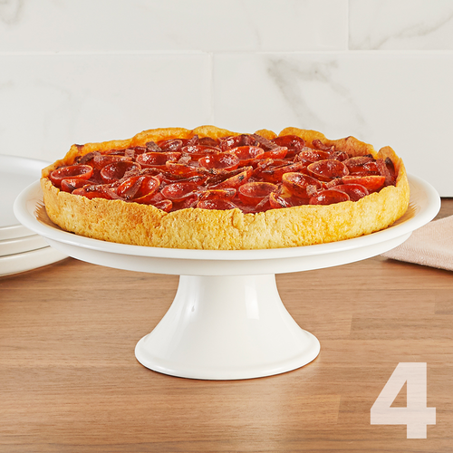 4 Deep Dish Triple Pepp Pizzas