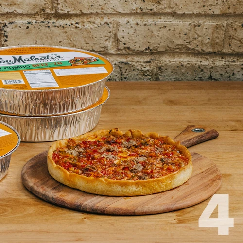 4 Italian Combo Beef-Za Deep Dish pizzas