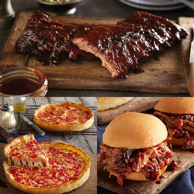 Real Urban BBQ Brisket, Pulled Pork, Ribs & 2 Lou's Pizzas | Tastes of ...