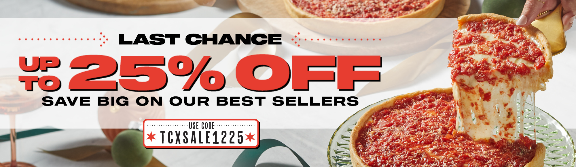 Our Biggest Sale of the Year - Up to 25% Off. Limited Time Only: Use Code TCXBFCM24.