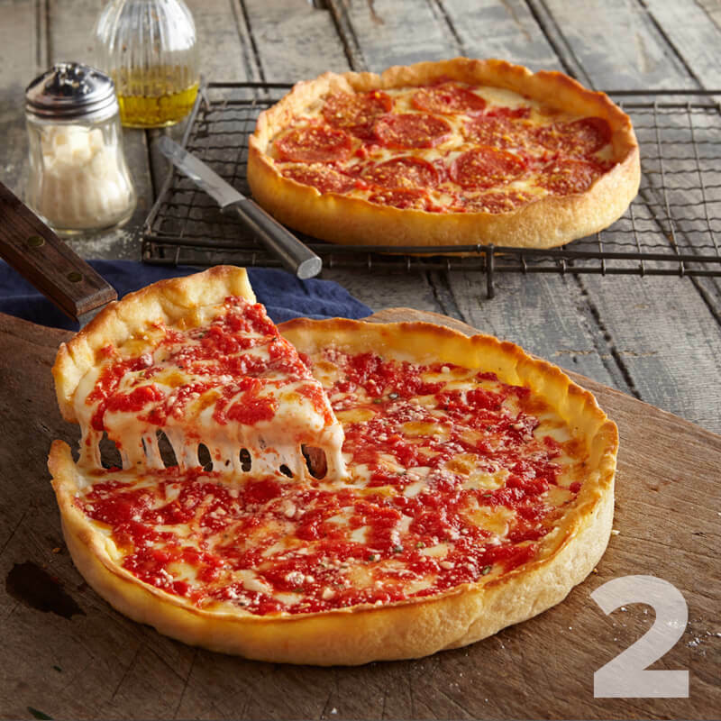 Image of 2 Lou Malnati's Deep Dish Pizzas