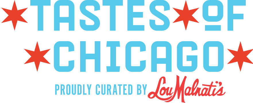 Tastes of Chicago Proudly Curated by Lou Malnati's Logo