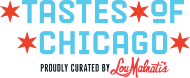 Tastes of Chicago Proudly Curated by Lou Malnati's Logo