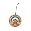 Wood Ornament - Rainbow