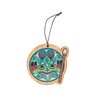 Wood Ornament - Frog Drum
