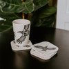 Bamboo Coasters - Soaring Eagle