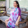 Sheer Fashion Wrap - Hummingbird