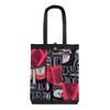 Patchwork Fashion Tote (Black/Red) Patchwork Fashion Tote (Black/Red)