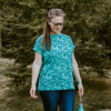 Loose Fit Women's T-Shirt - Feathers