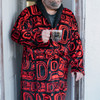 Lounge Robes - Formline (Black/Red)