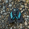 Suede Flip Flops - Salish Eagle