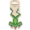 Wood Sticker - Frog