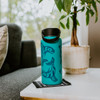 Wide Mouth Insulated Bottles - Raven Fin Killer Whale - 32 oz