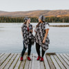 Multi-Use Fleece Cape - Thunderbird and Whale