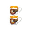 Ceramic Espresso Mugs - Set of 2 (Buffaloes - MashkodeBiizhikina)