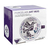Porcelain Art Mug - Hummingbird (Purple)