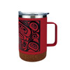 Cork Base Travel Mugs with Handle (16oz) - Treasure of Our Ancestors