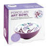 Porcelain Art Bowl (Small) - Hummingbird (Purple)
