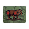 Embossed Metal Magnet - Bear (Green/Brown)