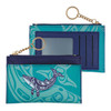 Zippered Card Wallet - Humpback Whale Zippered Card Wallet - Humpback Whale