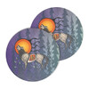 Ceramic Coasters (set of 2) - Wolf (Ma’iingan)