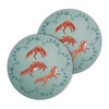 Ceramic Coasters (set of 2) - Foxes (Wagooshna)