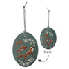 Ceramic Ornament - Foxes (Wagooshna)