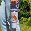 Easy-Carry Insulated Tumbler (30oz) - Deer (Waawaashkeshi)
