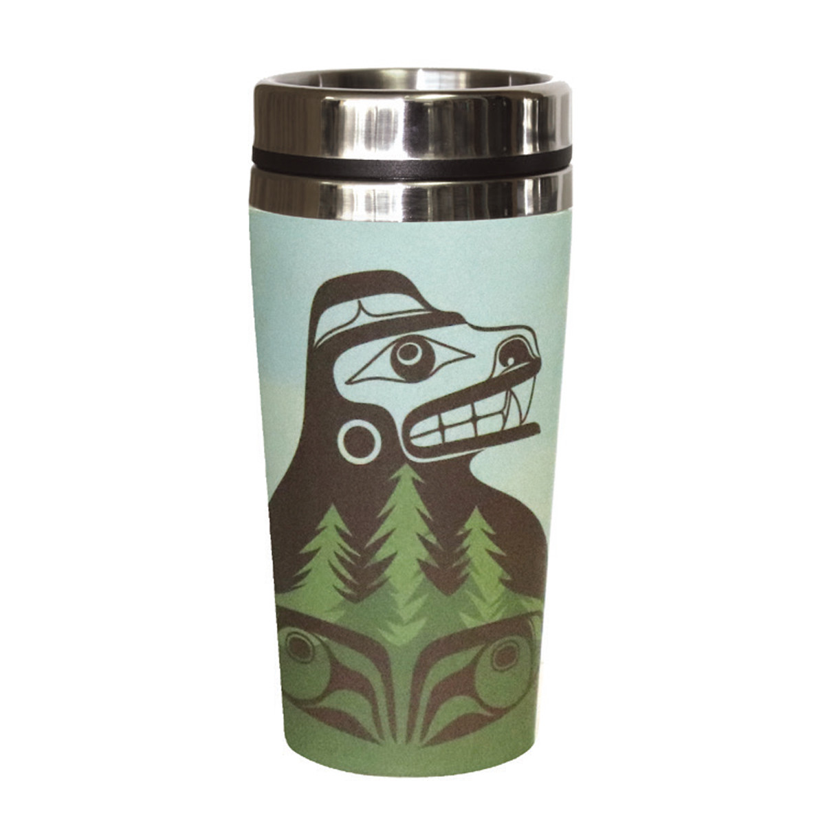 Bamboo Travel Mugs Indigenous Designed Native Northwest