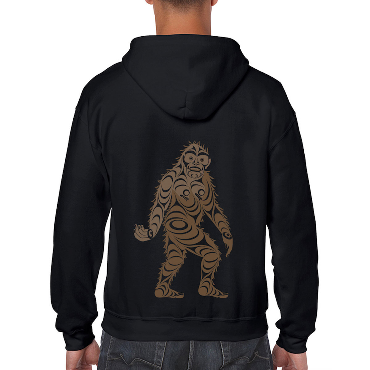 トップス Sasquatchfabrix NANPOU hoodie Zippered Hoodie - Sasquatch - L, Francis Horne, Sr., Coast Salish