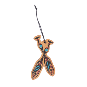 Wood Ornament- Salmon Paddles