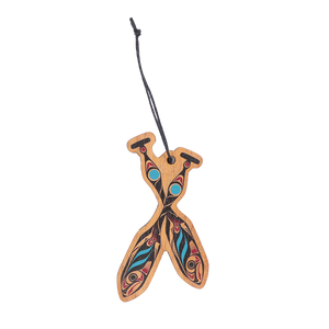 Wood Ornament- Salmon Paddles