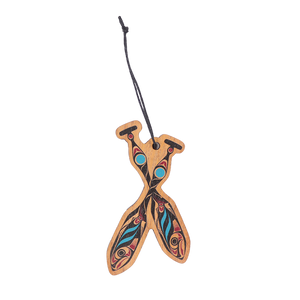 Wood Ornament- Salmon Paddles