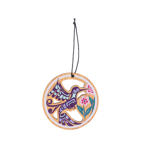 Wood Ornament - Hummingbird