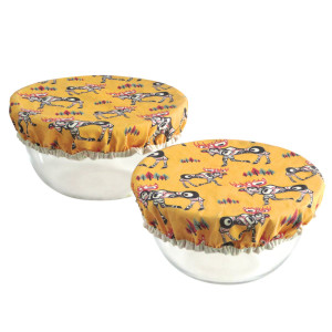 Set of 2 Reusable Bowl Covers - Moose