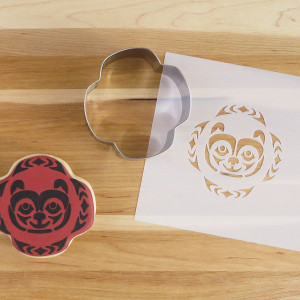 Cookie Cutter and Stencil Set - Bear