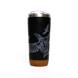 Cork Base Travel Mugs - Soaring Eagle - 20 oz