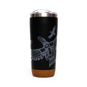Cork Base Travel Mugs - Soaring Eagle - 20 oz