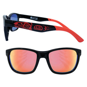 Sunglasses (Metallic Mirror Lens) - Raven and Light