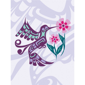 Folding Card - Hummingbird