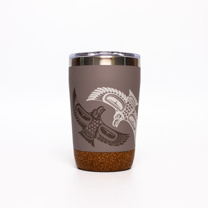 Cork Base Travel Mugs - Raven - 12 oz