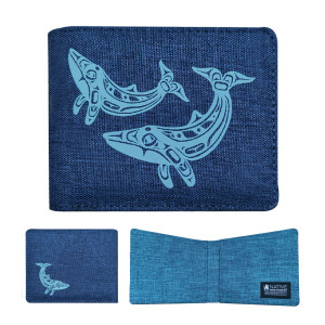 Crosshatch Wallet - Humpback Whale