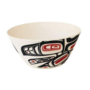 Bamboo Bowl (5") - Running Raven