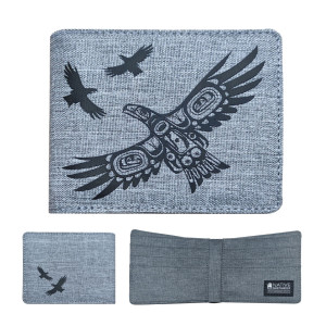 Crosshatch Wallet - Soaring Eagle