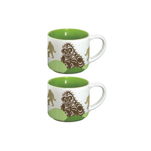 Ceramic Espresso Mugs - Set of 2 (Sasquatch)