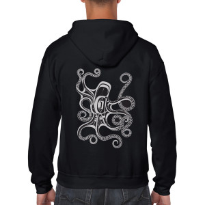 Zippered Hoodie - Octopus (Nuu)