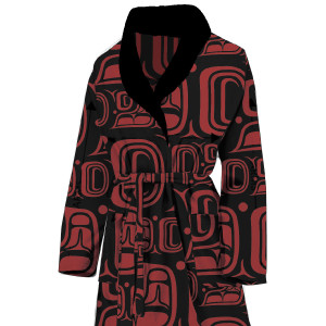 Lounge Robes - Formline (Black/Red)