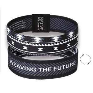 Inspirational Wristbands - Salish Weaving - Visions of Our Ancestors
