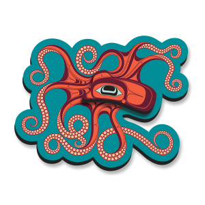 3D Magnet - Octopus (Nuu)